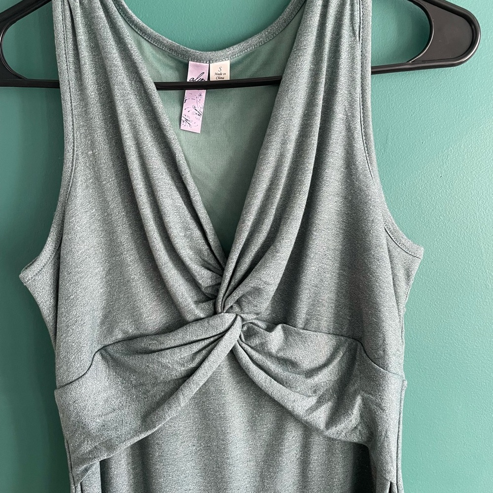 Francesca’s Knotted Dress, Light Blue, Size Small